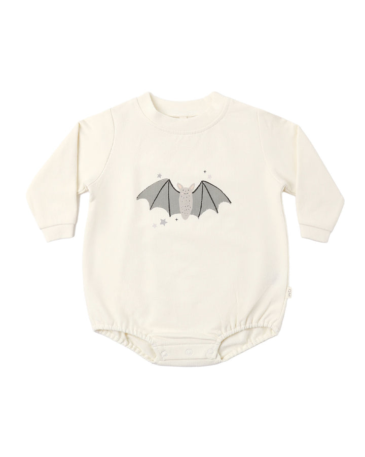 Crewneck Bubble Romper, Baby Bat