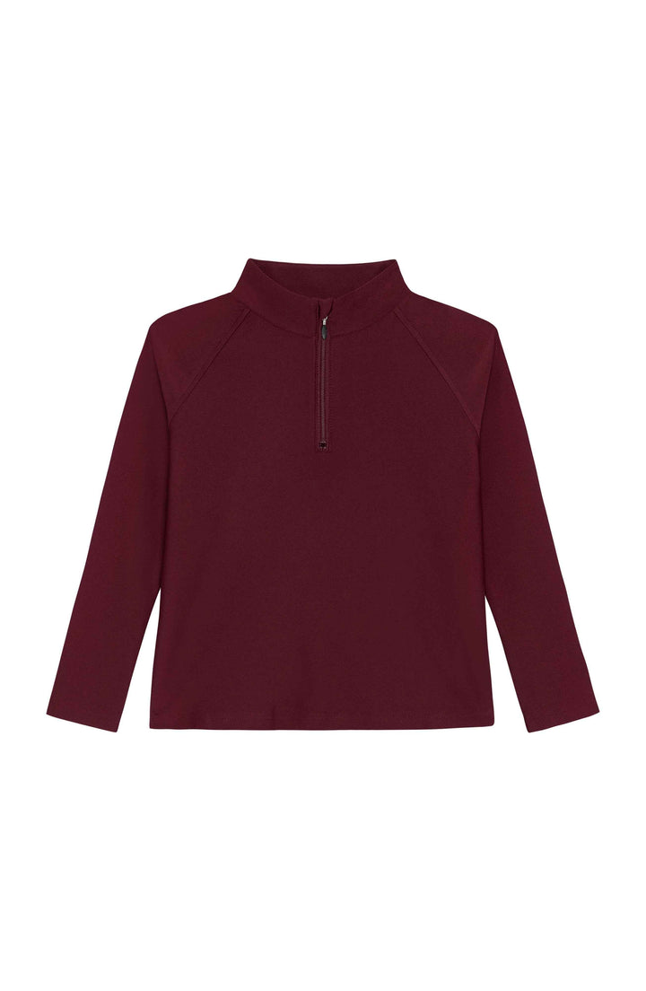 Maroon Half Zip