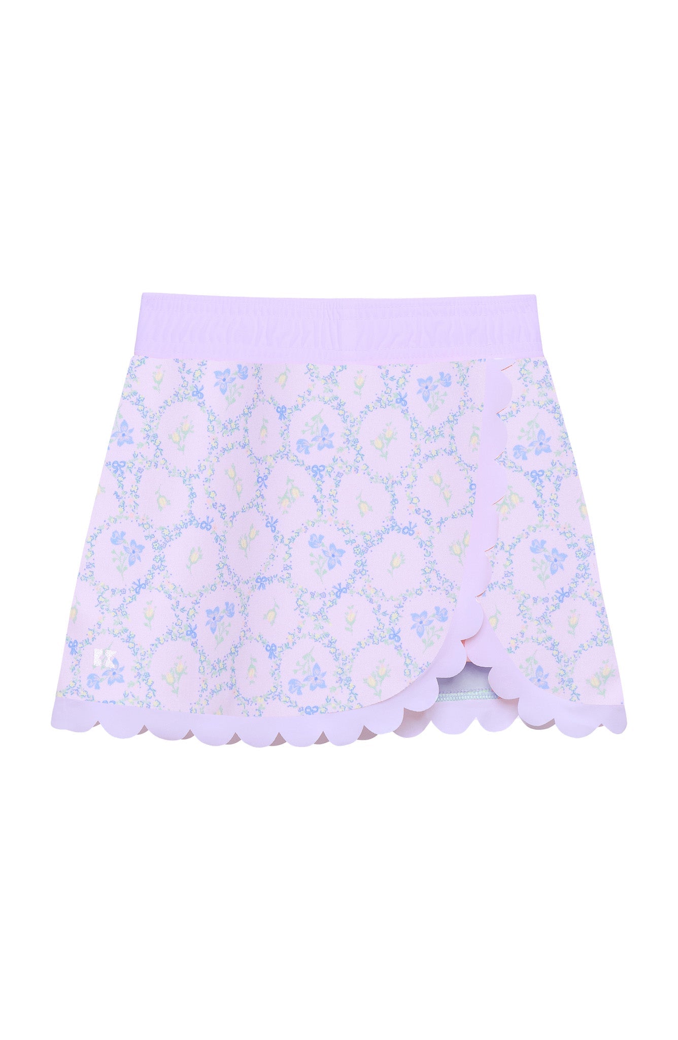 Lavender Love Scalloped Skort