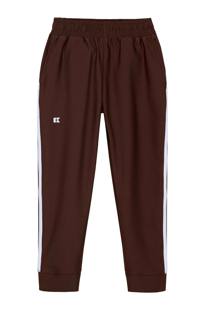 Brown Retro Warm-Up Jogger