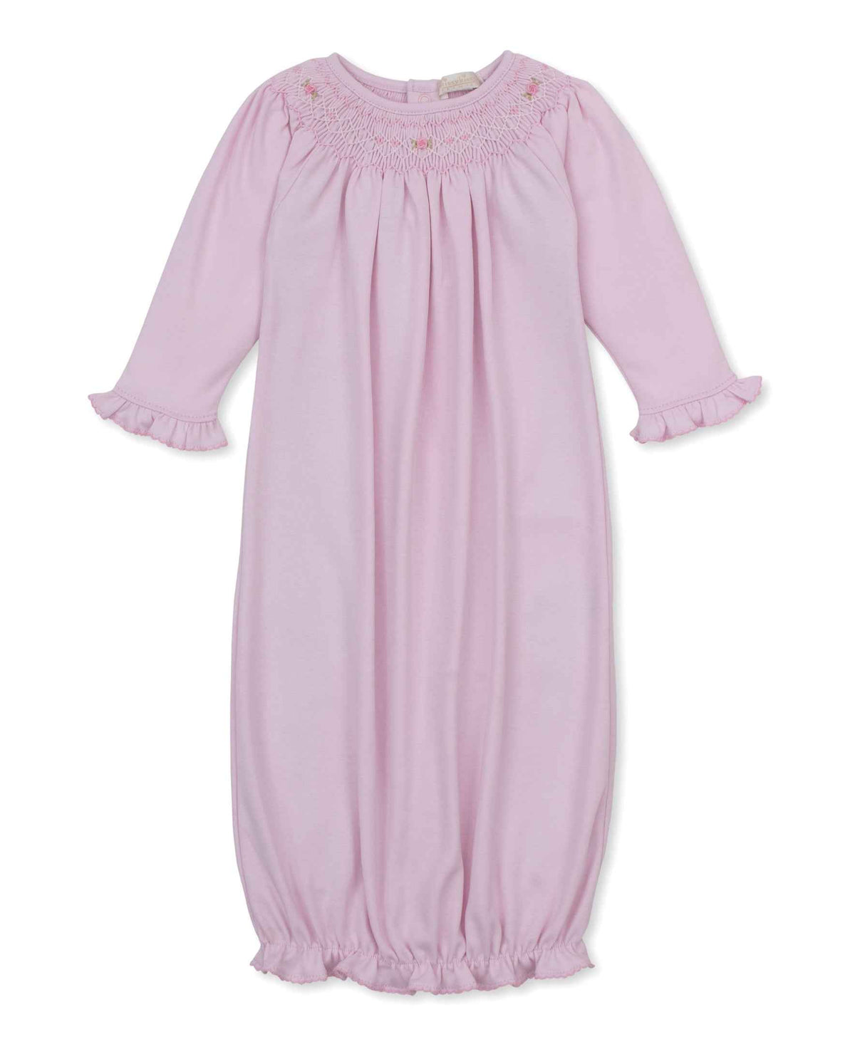 Smocked Bishop Sack, Pink