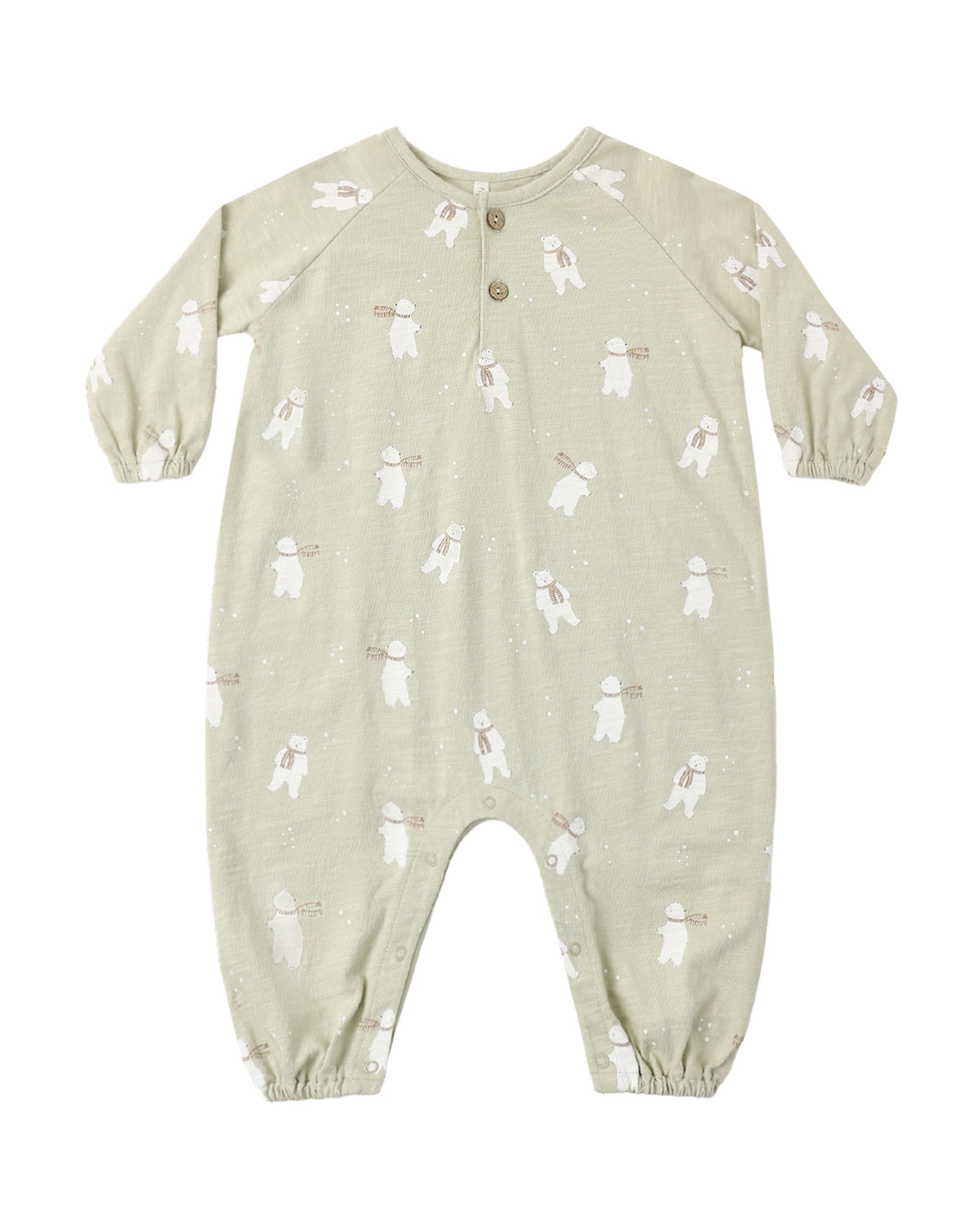 Henley Jumpsuit, Polar Bears