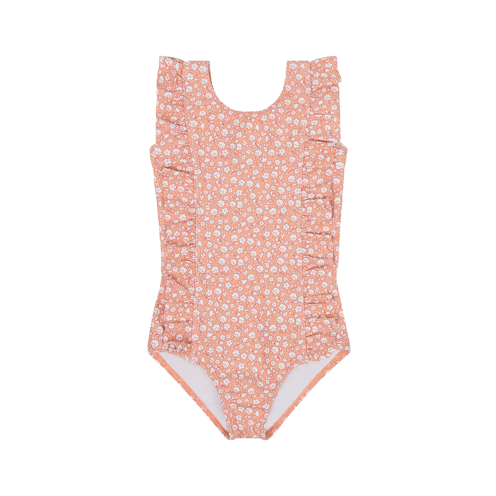 Girls Melone Floral Ruffle One Piece