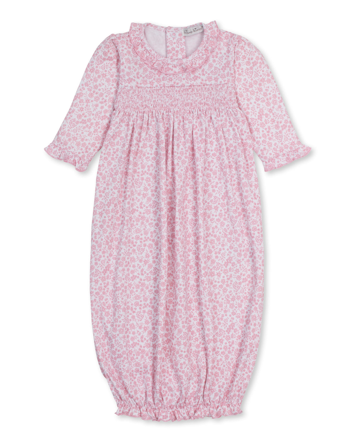 Fall Blooms Smocked Sack, Pink