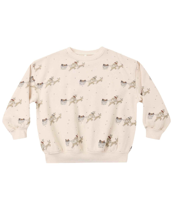 Relaxed Sweatshirt, Reindeer