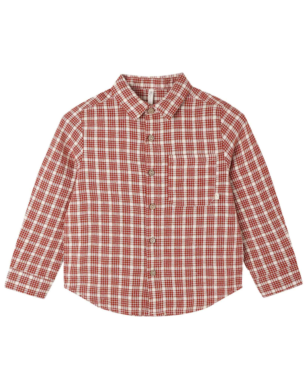 Collared Long Sleeve Shirt, Vintage Plaid