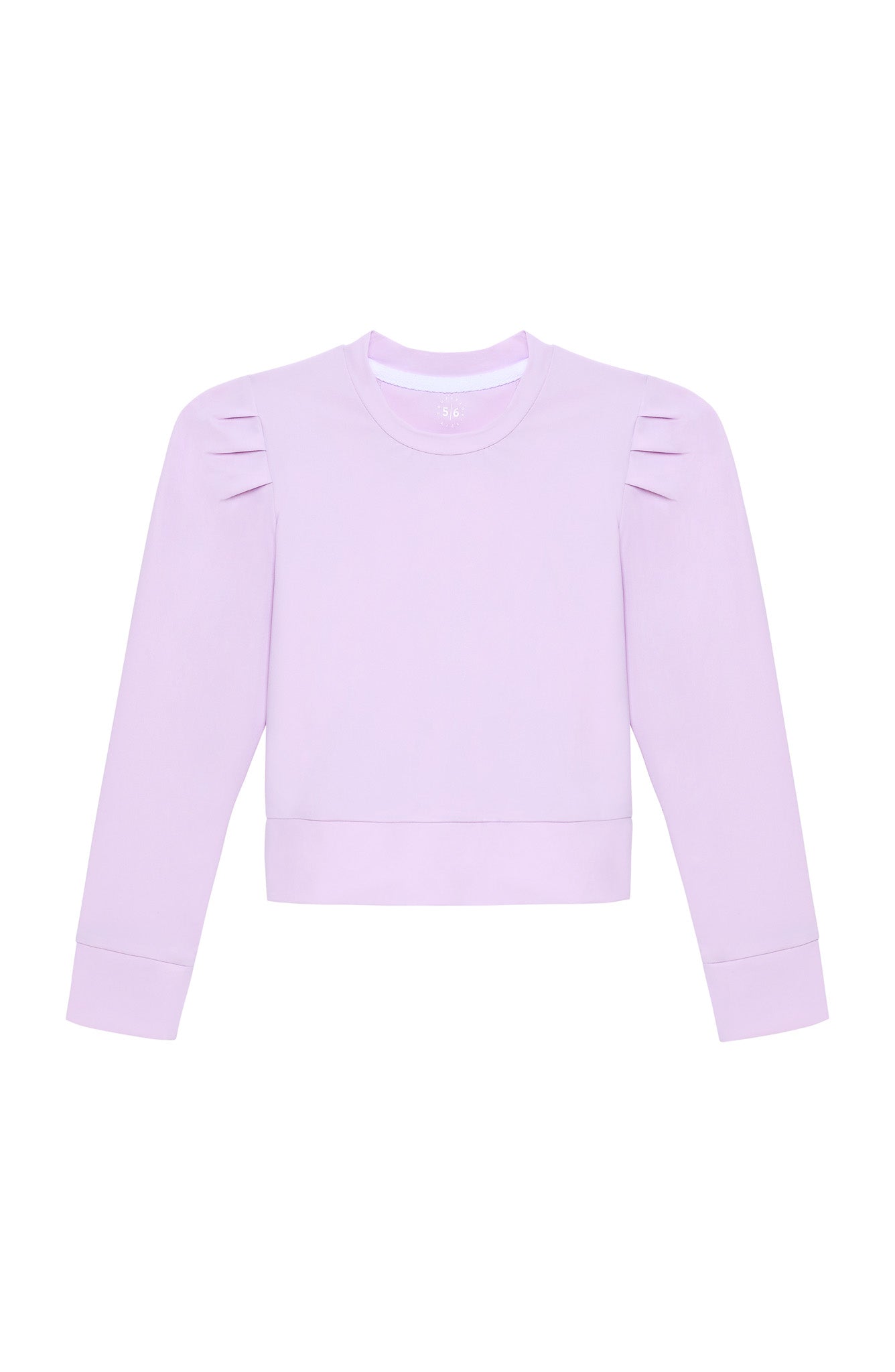 Lavender Ruffle Pullover