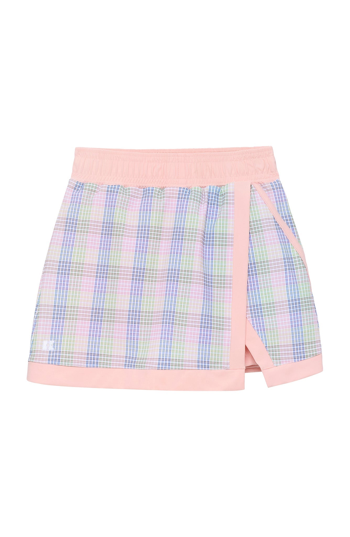 Spring Gingham Retro Power Skort