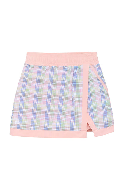 Spring Gingham Retro Power Skort