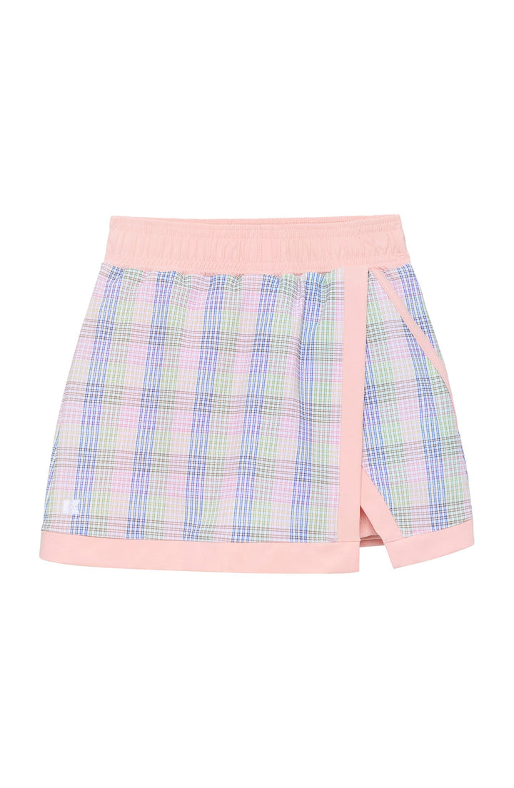 Spring Gingham Retro Power Skort
