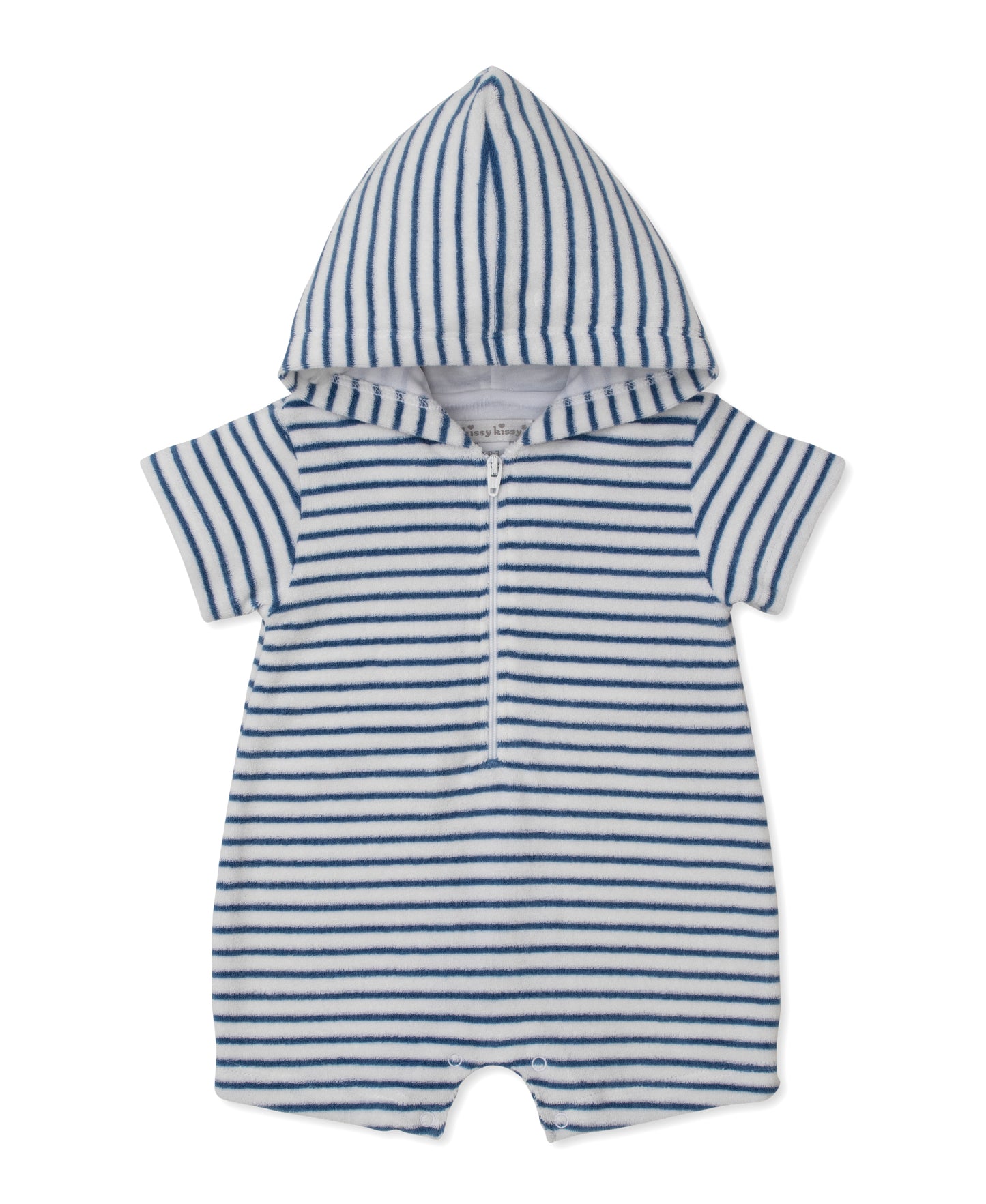 Ocean Antics Terry Romper Blue