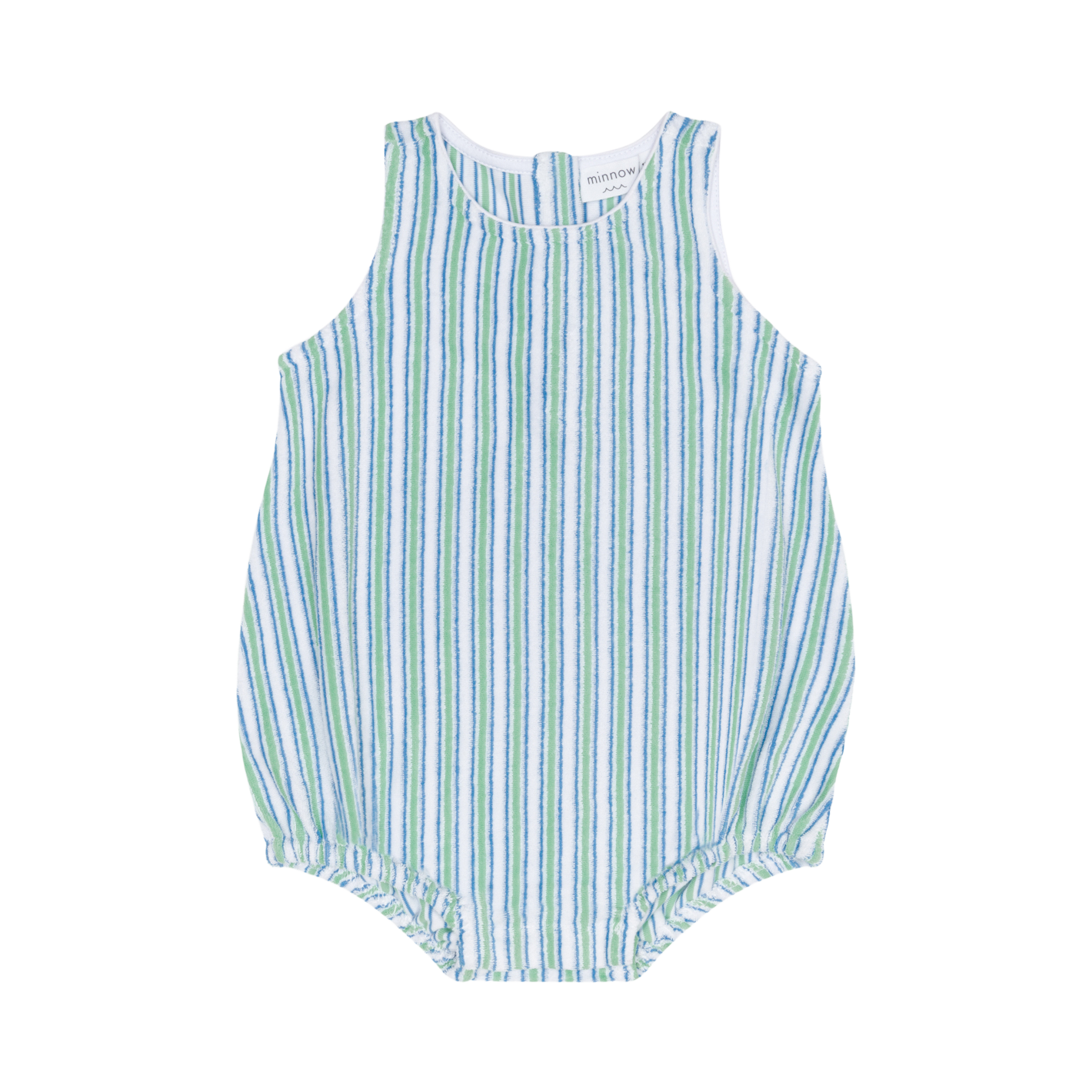 Tamarin Stripe French Terry Bubble Romper