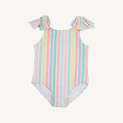 Edisto Beach Bathing Suit- Southampton Stripe