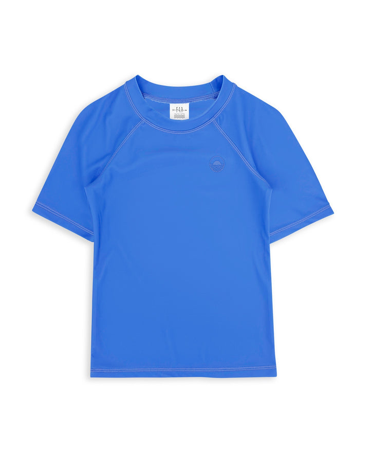 Blue Short Sleeve Rashguard