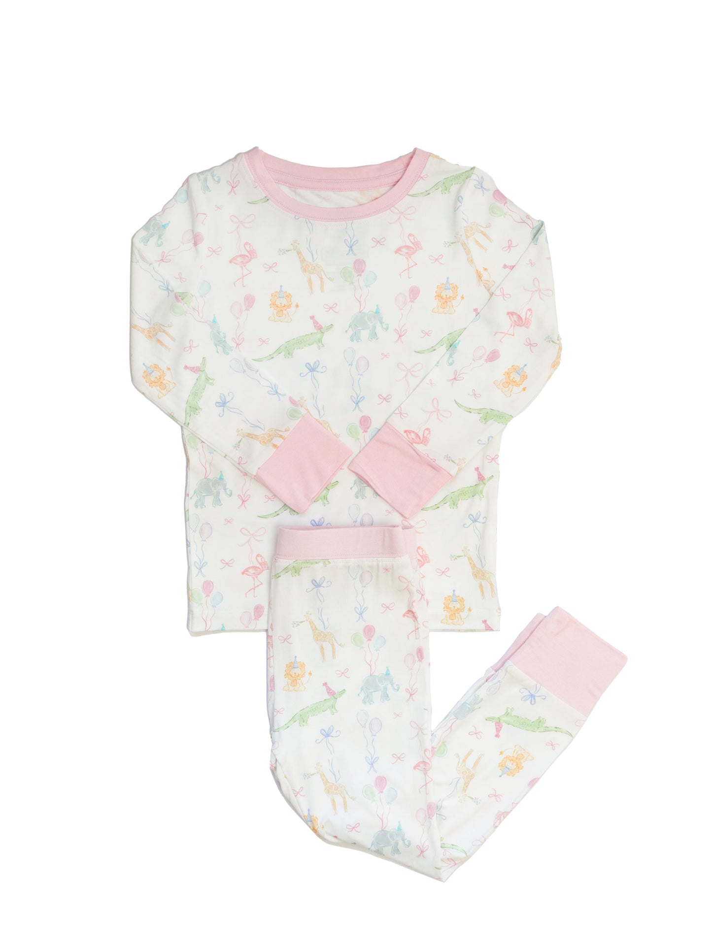 Birthday Zoo Animal Pajama Set